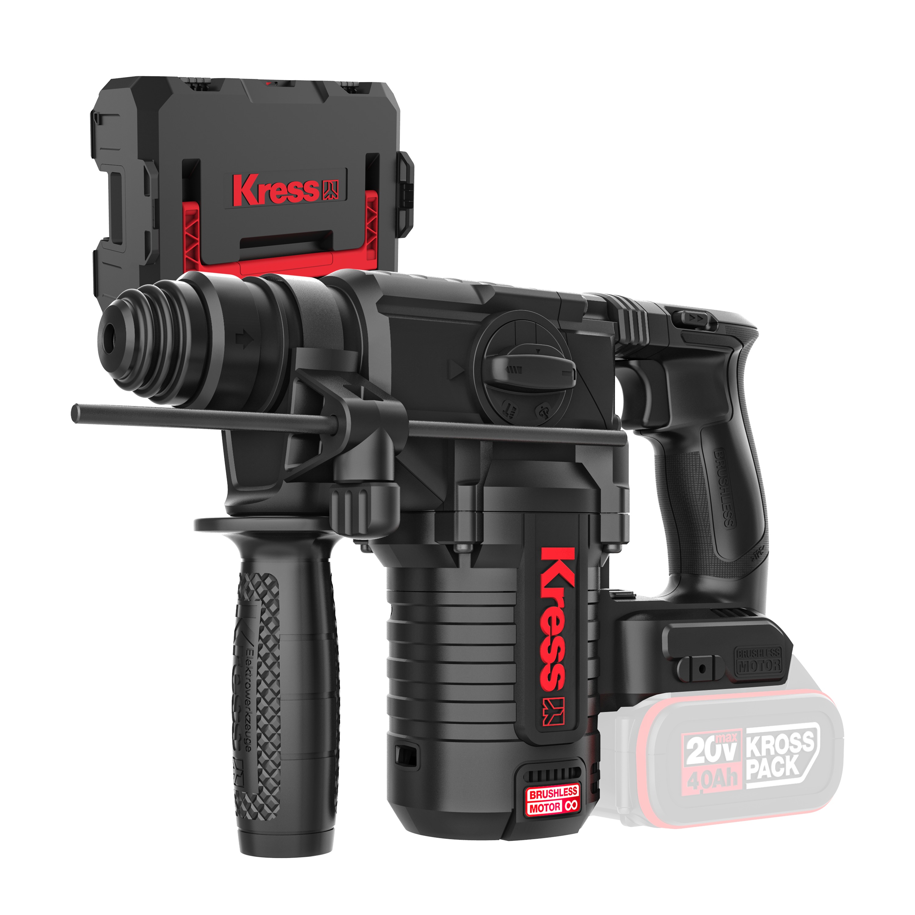 Martillo 4F Brushless 2,2J 20V S/bat